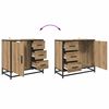 vidaXL Badezimmerschrank Artisan-Eiche 65 x 33 x 60 cm Holzwerkstoff