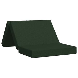 vidaXL Klappsofa Bett 100 x 67 x 45 cm Dunkelgr&uuml;n