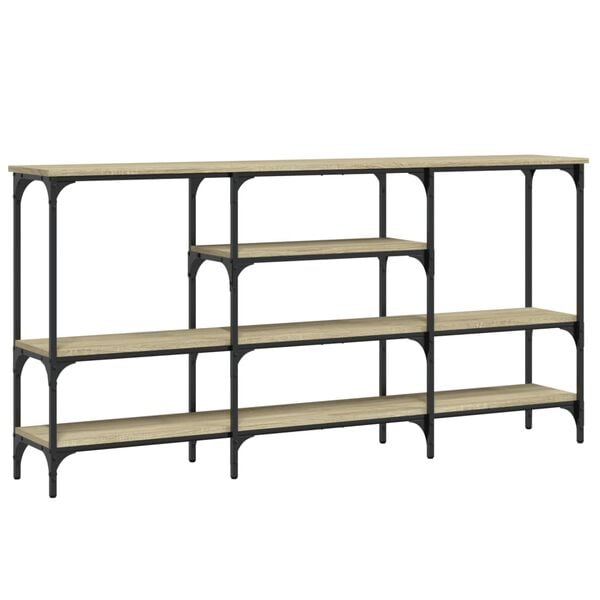 vidaXL Konsolentisch Sonoma-Eiche 160x29x80 cm Holzwerkstoff