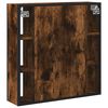 vidaXL Bad-Spiegelschrank R&auml;uchereiche 60x16x60 cm Holzwerkstoff