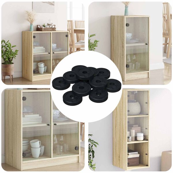 vidaXL geeignet f&uuml;r Flachscheiben 36000 pcs Schwarz &empty;15 x 3 mm