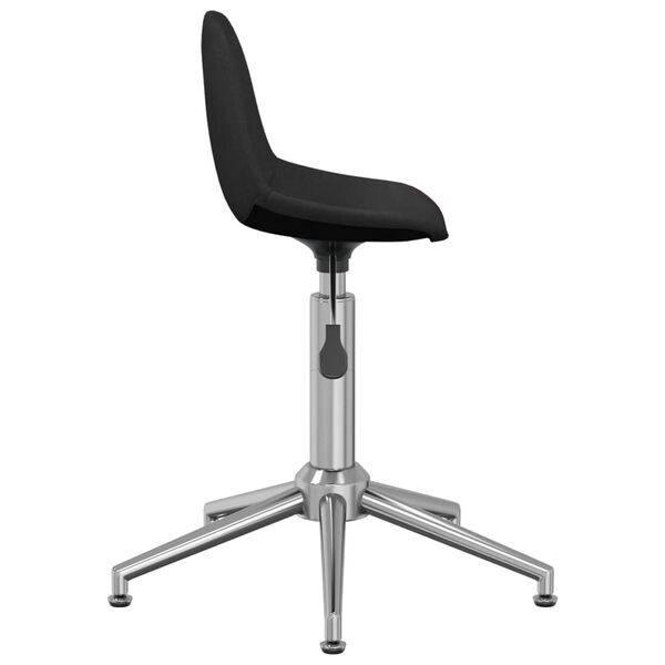 vidaXL B&uuml;rostuhl Drehbar Schwarz Stoff