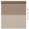 vidaXL Rollo mit Vorh&auml;ngen Braun 150 x 160 cm Bambus
