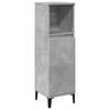 vidaXL Badschrank Betongrau 30x30x100 cm Holzwerkstoff