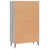 vidaXL Highboard Grau Sonoma 69,5x31x115 cm Holzwerkstoff