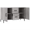 vidaXL Sideboard Grau Sonoma 100x36x60 cm Holzwerkstoff