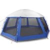 vidaXL Poolzelt mit abnehmbarem &Uuml;berzelt Netzw&auml;nden Azurblau 612x612cm