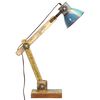 vidaXL Schreibtischlampe Industrie-Stil Mehrfarbig Rund 23x18x95cm E27