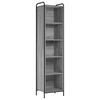vidaXL B&uuml;cherregal 55,5 x 33 x 174 cm Holzwerkstoff Sonoma-Grau