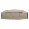 vidaXL Kissen 4 pcs Taupe 40 x 40 x 8 cm Oxford-Stoff
