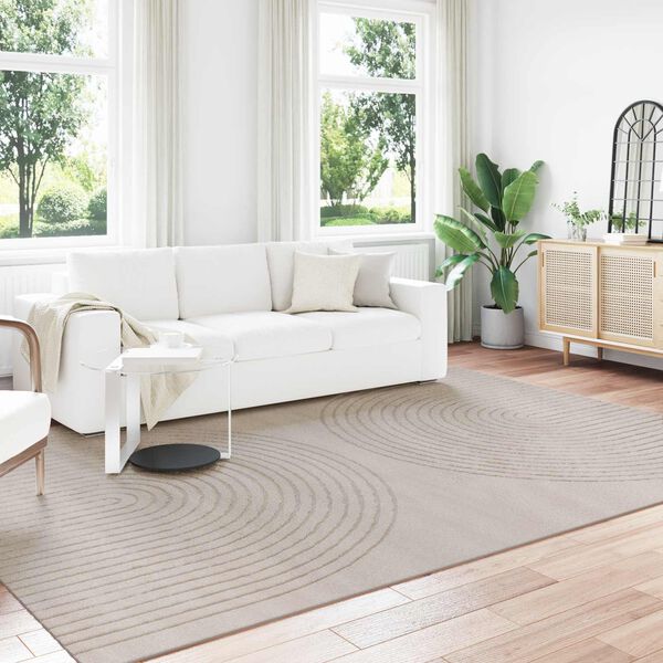 vidaXL Bereichsteppiche HUARTE Beige 280 x 200 cm Polyester