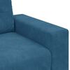 vidaXL | Sofa Set | 2 pcs Blau 221 x 78 x 80 cm Samt