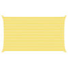 vidaXL Sonnensegel Gelb und Wei&szlig; 7 x 4 m 100 % Polyester Oxford