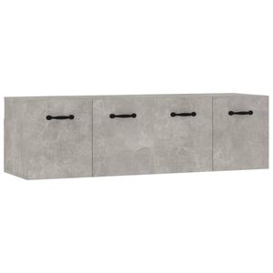vidaXL Wandschr&auml;nke 2 Stk. Betongrau 80x35x36,5 cm Holzwerkstoff