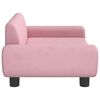 vidaXL Hundebett Rosa 70x45x33 cm Samt