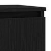 vidaXL Sideboard mit Schublade Schwarz Eichen-Optik 71x35x84 cm