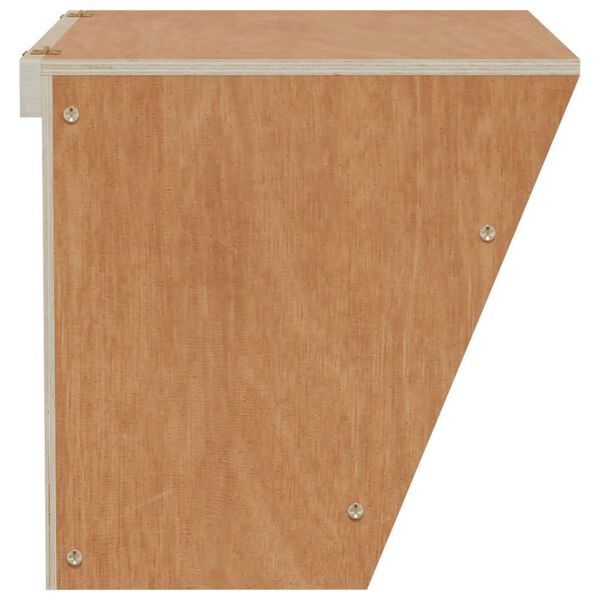 vidaXL Heuraufe für Kaninchen 25x18,5x20,5 cm Massivholz Tanne