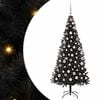 vidaXL Weihnachtsbaum Schwarz 180 cm PVC