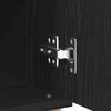 vidaXL Sideboard Schwarz 60 x 35 x 70 cm Holzwerkstoff