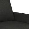 vidaXL 3-Sitzer-Sofa Schwarz 180 cm Stoff