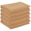 vidaXL Tischdecke 5 stk. Quadratisch Beige 110 x 110 cm