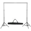 vidaXL Fotostudio-Set mit Beleuchtung, Hintergrund und Reflektor