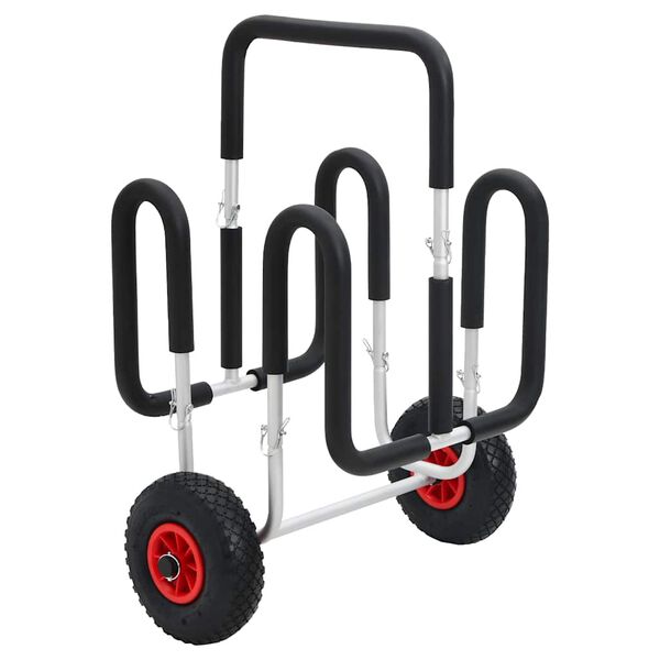 vidaXL SUP Trolley f&uuml;r 2 Surfbretter 90 kg Aluminium