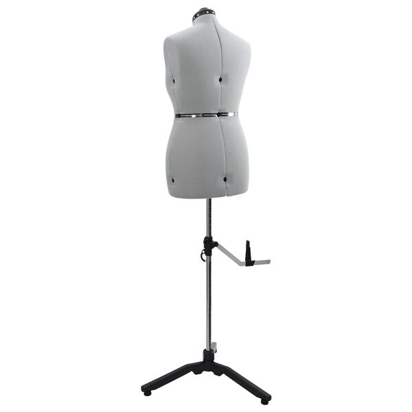 vidaXL Verstellbare Kleiderform f&uuml;r Damen Grau M Samt