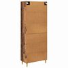 vidaXL Highboard Altholz 69,5 x 34 x 180 cm Holzwerkstoff