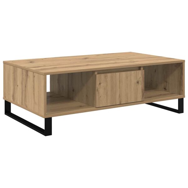 vidaXL Couchtisch Artisan-Eiche 104 x 60 x 35 cm Holzwerkstoff