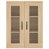 vidaXL Highboard Sonoma-Eiche 69,5x34x180 cm Holzwerkstoff