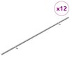 vidaXL Schrankgriff 12 pcs Silber 700 mm Edelstahl