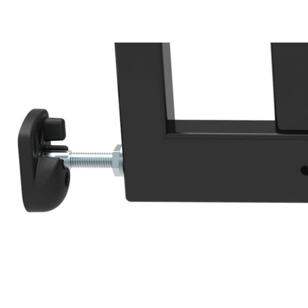 Mac Lean Babyschutzgitter 64-100 cm Holz Schwarz