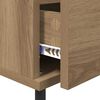 vidaXL Nachttisch 2 pcs Artisan-Eiche 40 x 35 x 50 cm Holzwerkstoff