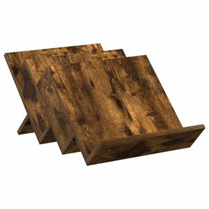 vidaXL Magazinregal Ger&auml;ucherte Eiche 53 x 40 x 28.5 cm Holzwerkstoff