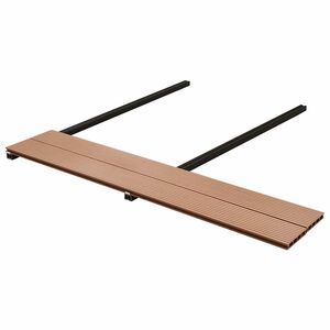vidaXL Terrassendiele 4 stk. Braun WPC