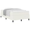 vidaXL Boxspringbett Creme und Wei&szlig; 120 x 200 cm Cordstoff
