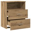 vidaXL Nachttische 2 Stk. Artisan-Eiche 50x32x60 cm Holzwerkstoff