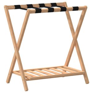 vidaXL Gep&auml;ckablage 68x38x58 cm Bambus