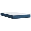 vidaXL Boxspringbett mit Matratze Blau 80x200 cm Stoff
