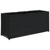 vidaXL Aufbewahrungsbox Schwarz 105x34,5x45 cm Stoff