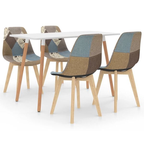 vidaXL TV-Einheit Set mit Schubladen Braun 120 x 30 x 39 cm Holz