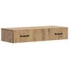 vidaXL Wandmontierter Beistelltisch Artisan-Eiche 87,5 x 34,5 x 17 cm