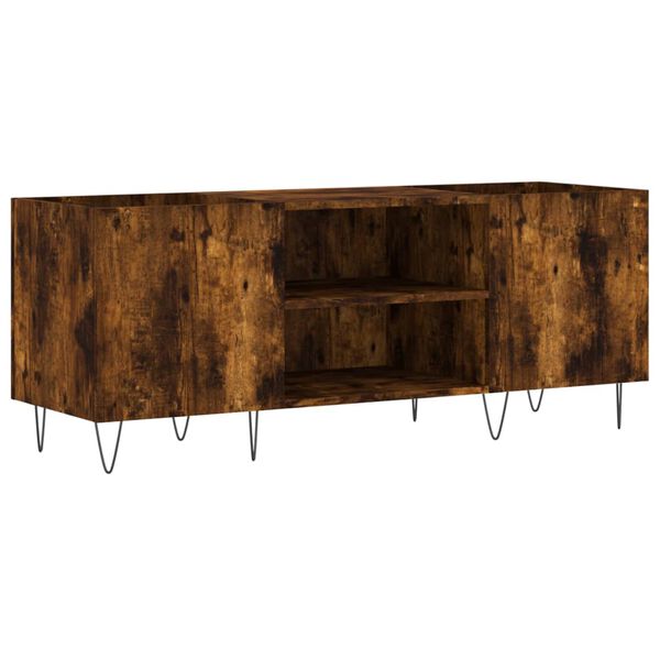vidaXL Plattenschrank R&auml;uchereiche 121x38x48 cm Holzwerkstoff