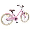 vidaXL Kinderfahrrad 18 Zoll f&uuml;r 5-7 Jahre alt Hellrosa
