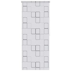 vidaXL Duschrollo 80x240 cm Quadratmuster