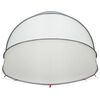 vidaXL Pool-Dome Grau und Orange 500 x 500 x 236 cm