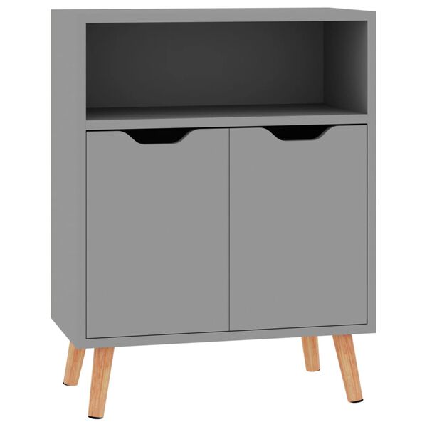 vidaXL Sideboard Grau 60x30x72 cm Holzwerkstoff