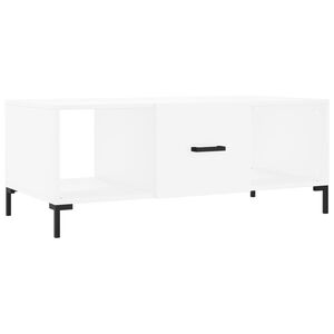 vidaXL Couchtisch Wei&szlig; 102x50x40 cm Holzwerkstoff