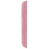 vidaXL Kopfteil Ohr Rosa 80 x 16 x 4 cm Samt